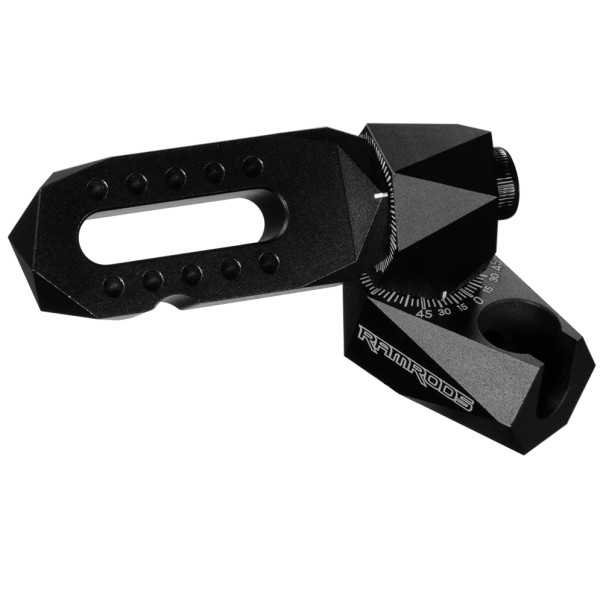 V-Bar latérale simple RamRods Archery Offset Mount Adjustable Edge