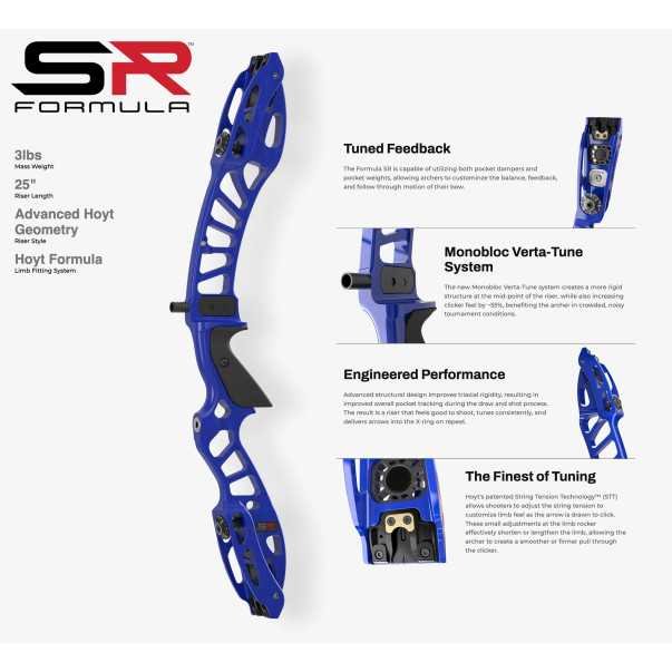 Poignée 25" arc classique Hoyt Formula SR