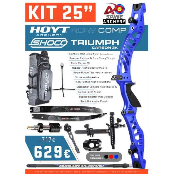 Kit arc classique Hoyt RCRV Comp 25"