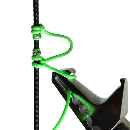 Réalisation d'un D-Loop pour arc à poulies.