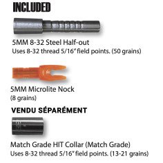 Tube de chasse Easton FMJ Max Half Out 2
