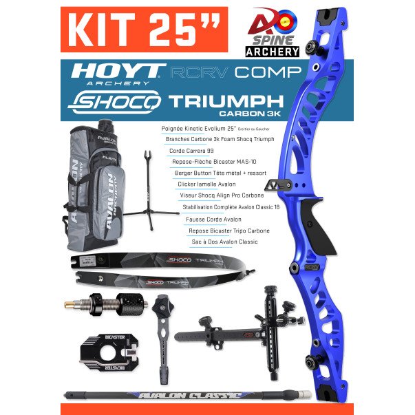 Kit arc classique Hoyt RCRV Comp 25"