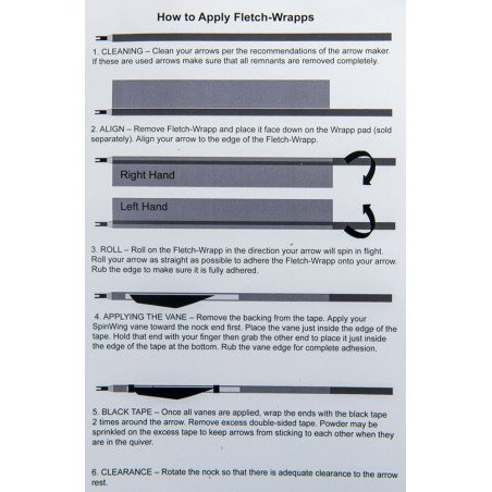 Spin Wing Fletch Wraps