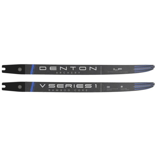 Branches d’arc classique Denton Archery V Series 1 ILF Carbon Bamboo