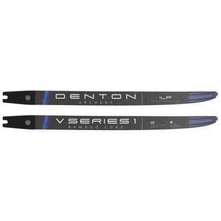 Branches d’arc classique Denton Archery V Series 1 ILF Carbon Bamboo
