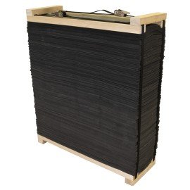 Cible bandes de mousse avec cadre bois Avalon 90 x 90 x 30cm