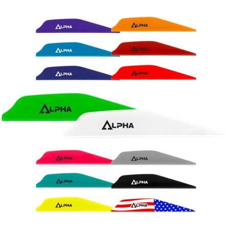Plume plastique Bohning Alpha 2.8"
